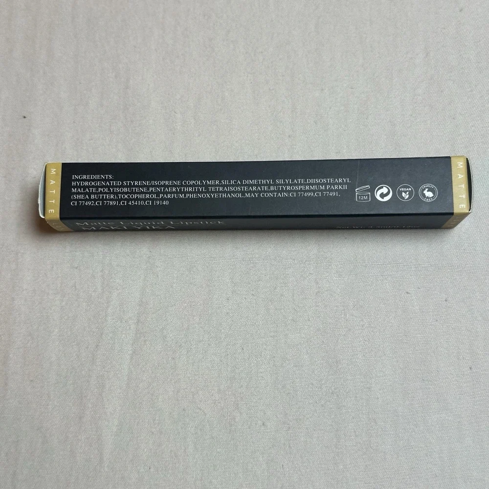MAKI YIKA- Cranberry--Matte Liquid Lipstick‎ Long Lasting New In Box 3.5ml